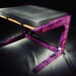 Premium Quality Timeless Craftsmanship - Noir Crest Ottoman Design - Custom Furniture Design