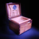 Walnut Humidor with vented Boveda holder