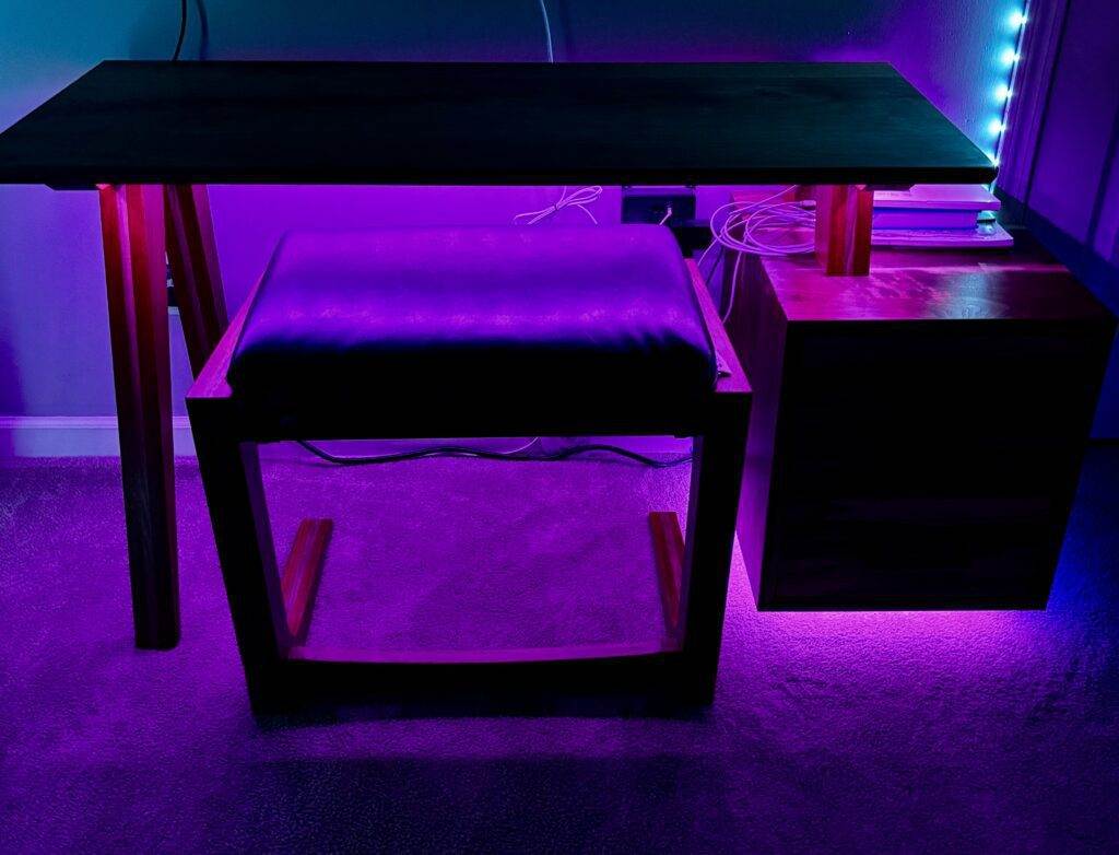 Luxury Handcrafted Vanity Desk with LED's